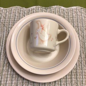 SALE- Corning Corelle Promenade 3 piece set,used as child’s set🇺🇸 made vintage